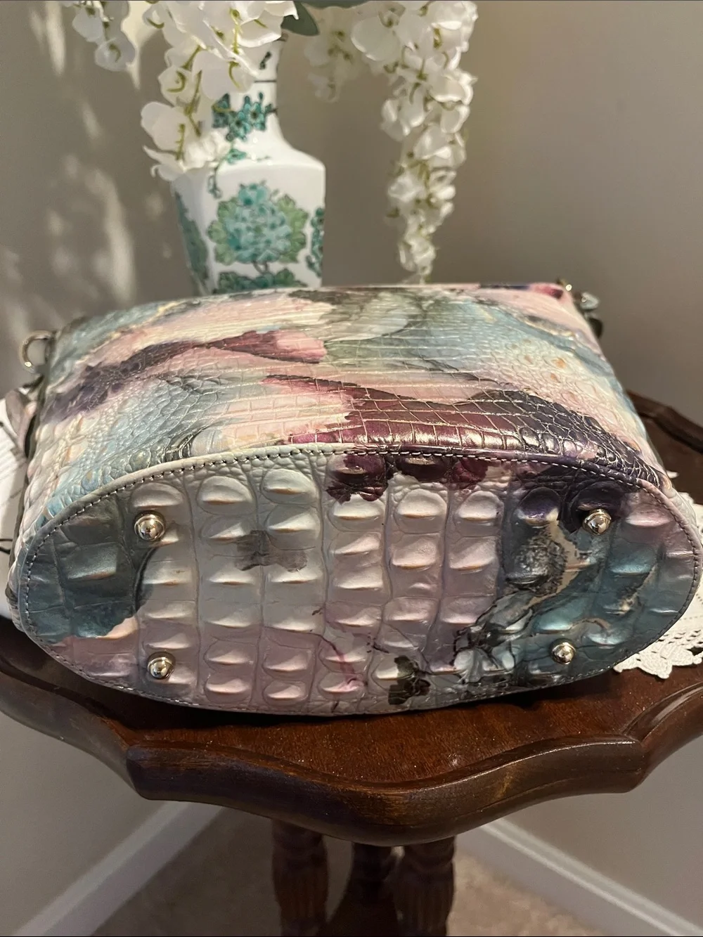 EUC Brahmin Quinn Nirvana Melbourne bucket bag.